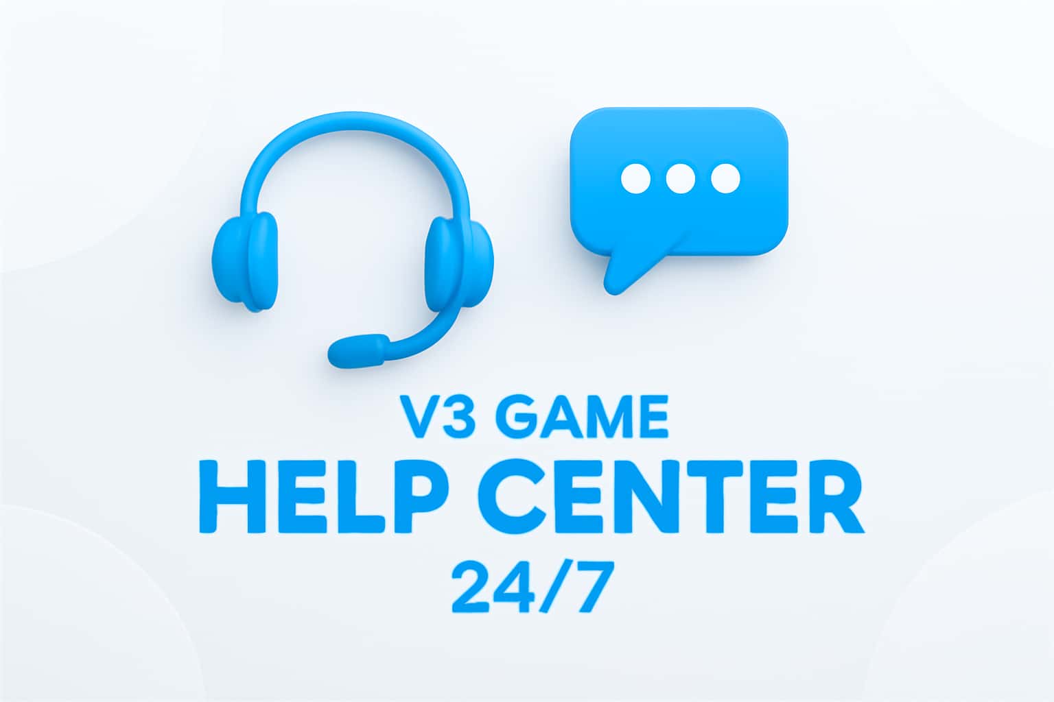 V3 Game Help Center 24/7 Interface
