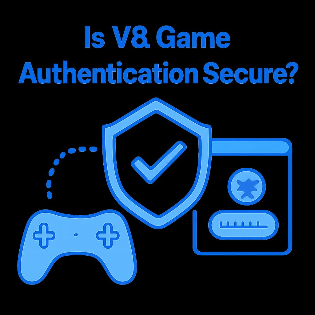 Illustration explaining V3 Game authentication security.