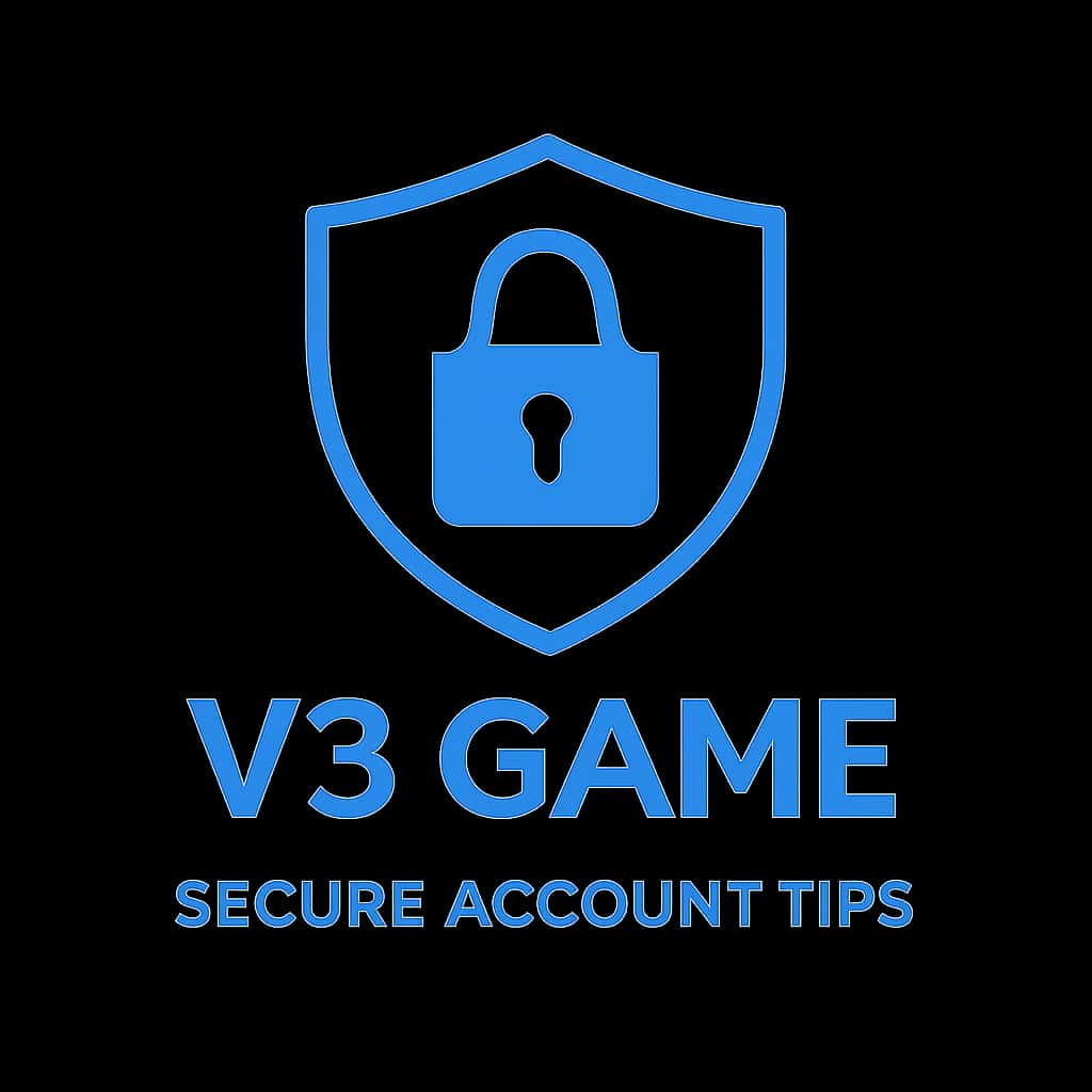 An icon symbolizing the security of V3 Game accounts.