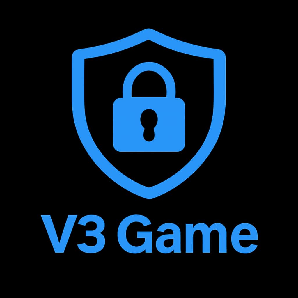 An icon representing secure account practices for V3 Game.