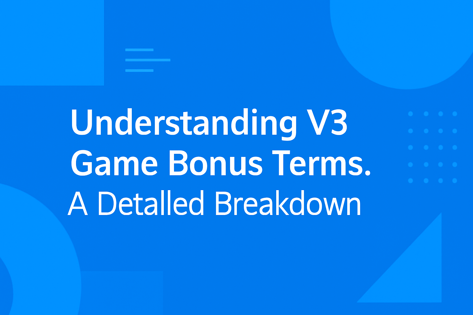 Informational scene depicting V3 Game Privacy Settings.