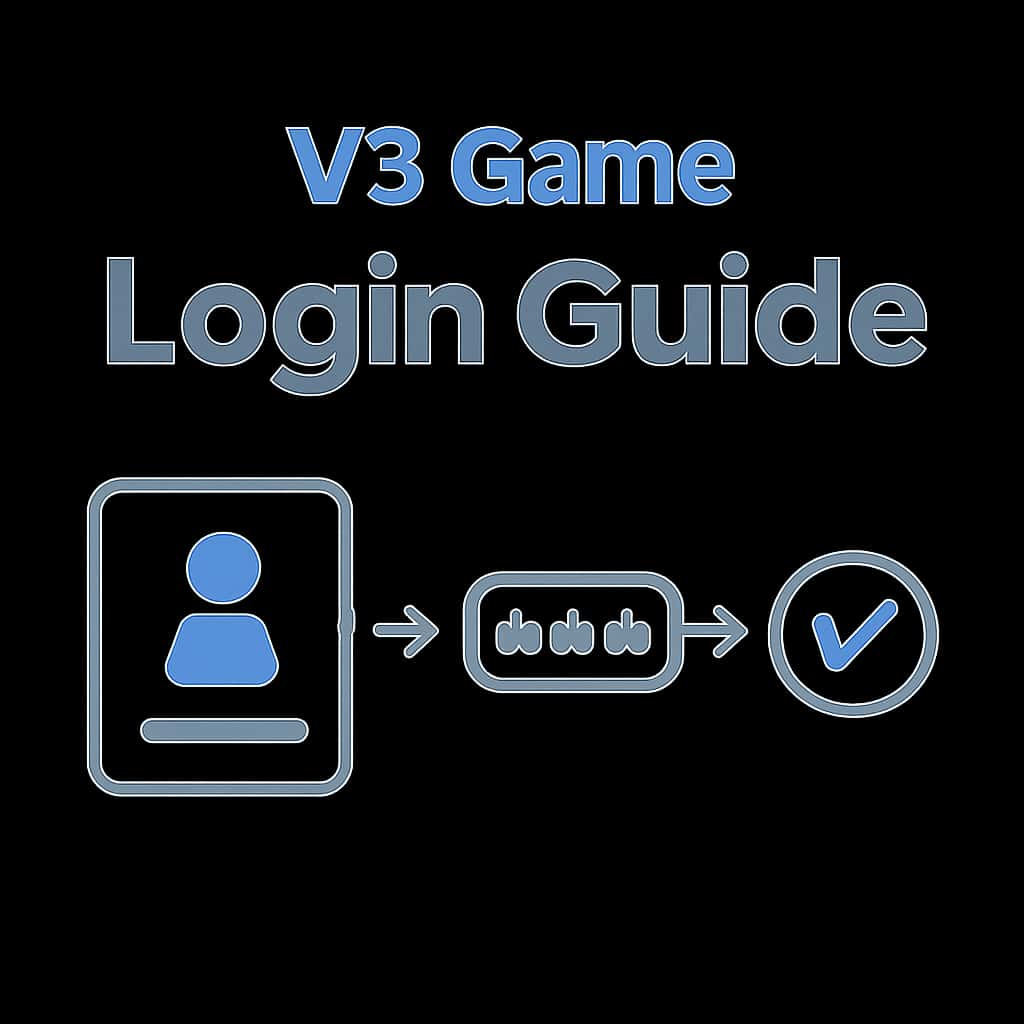 An educational diagram related to the V3 Game Login process.