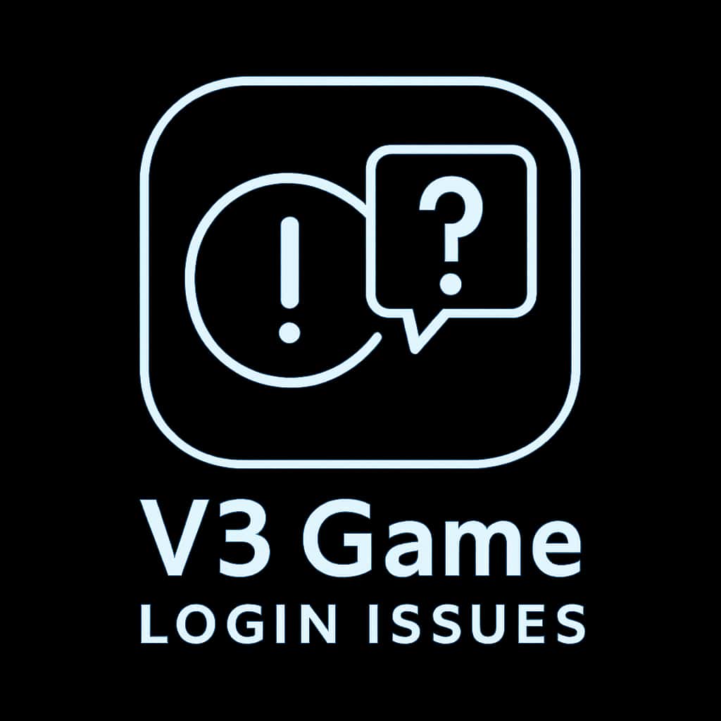 A badge symbolizing assistance for V3 Game login issues.