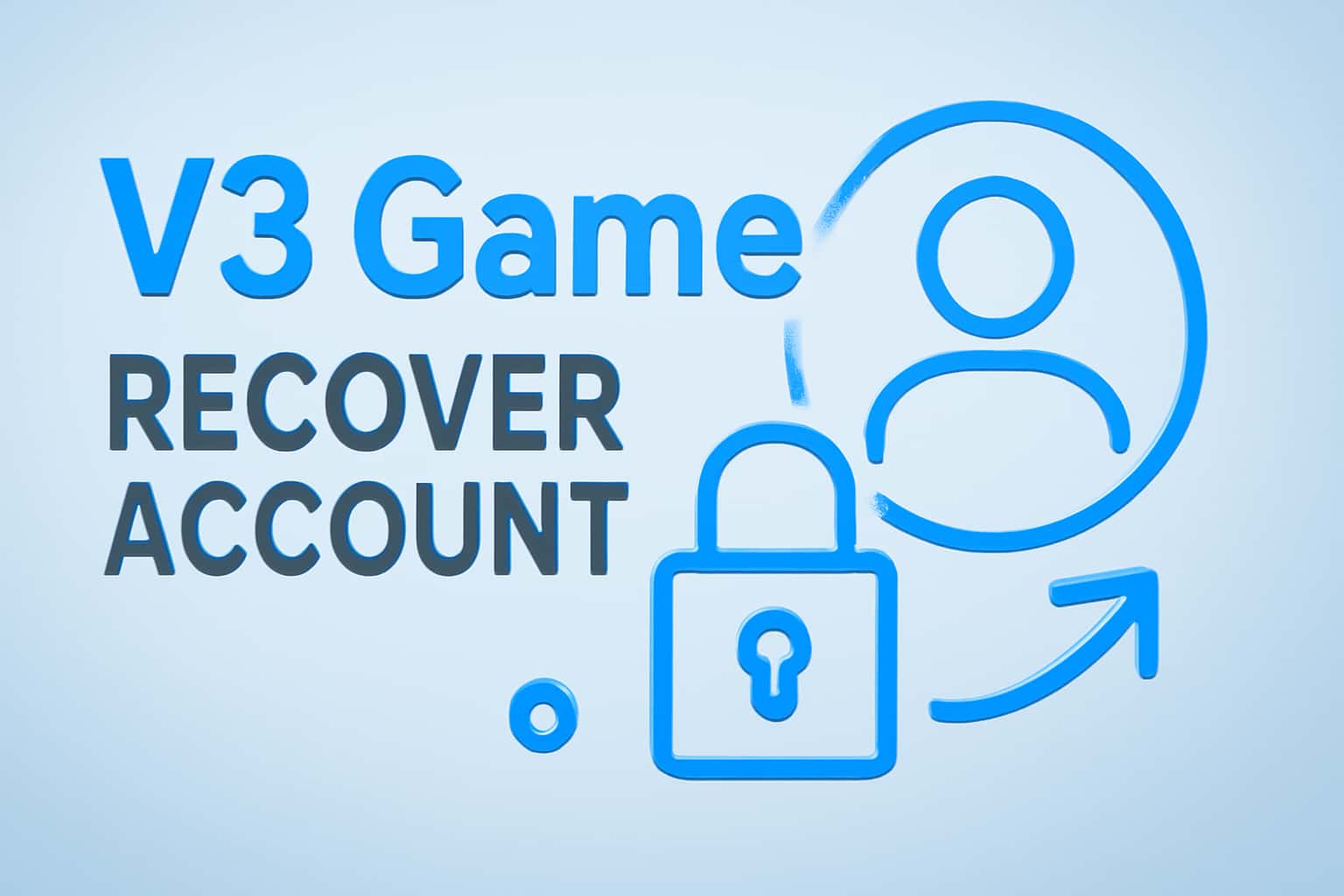 Visual representation of recovering a V3 Game account.