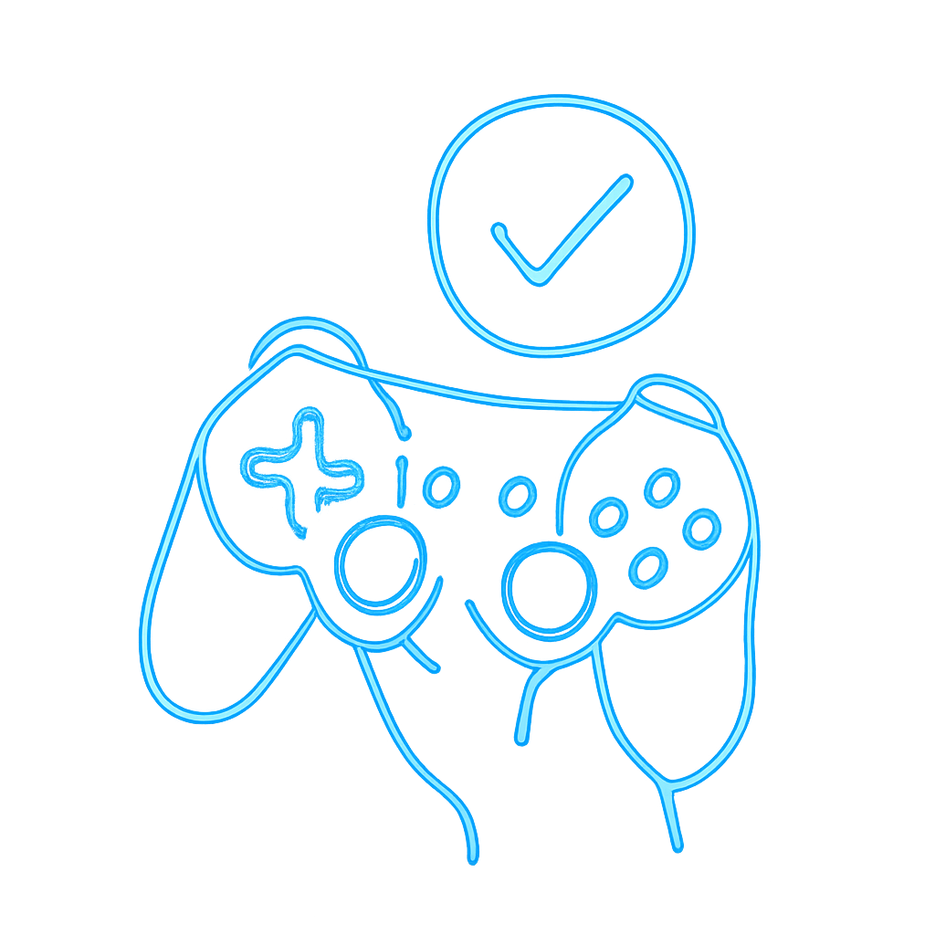 Symbolic representation of V3 Game Security guidelines.