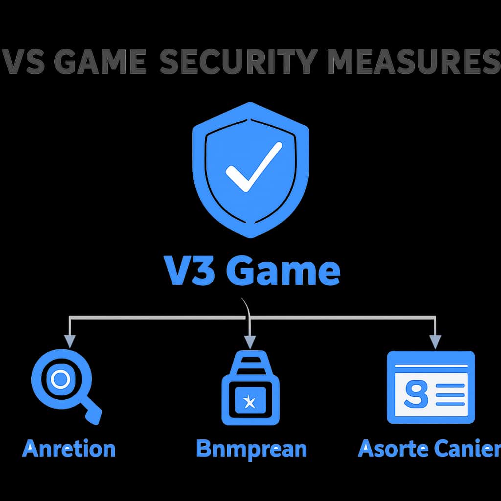 An educational diagram related to V3 Game Security Measures.