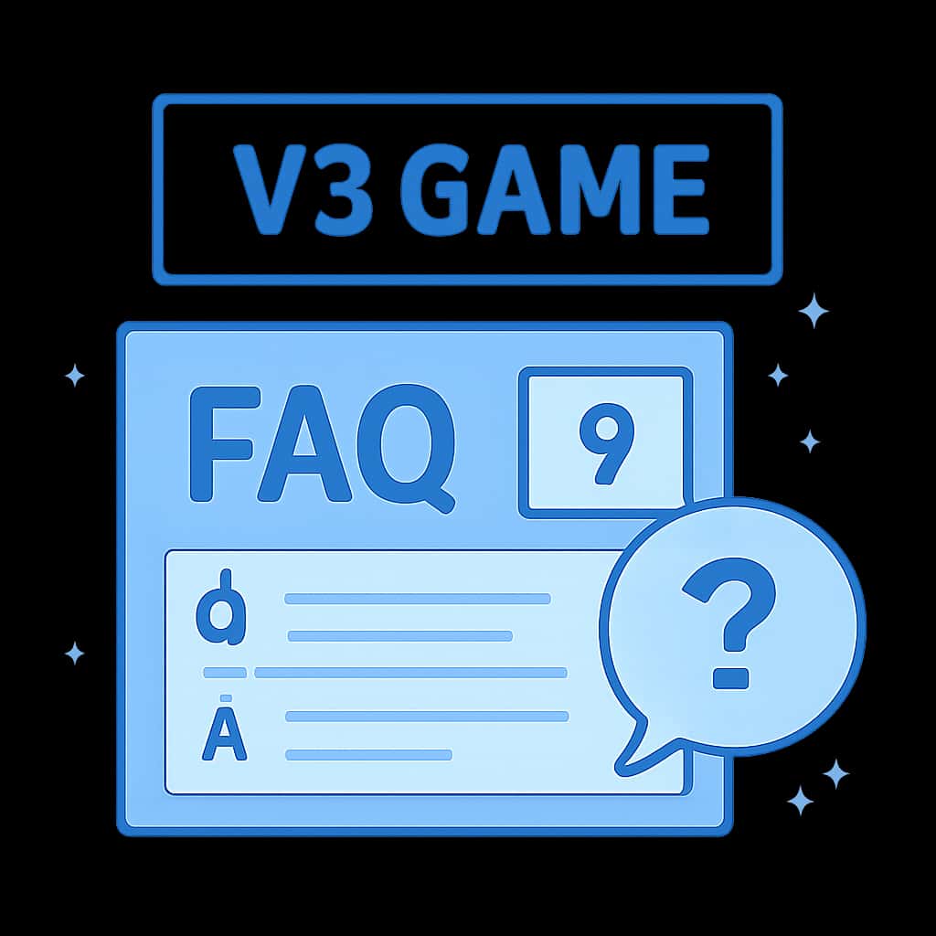 An educational diagram related to V3 Game Support FAQ.